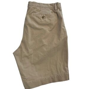 Polo Ralph Lauren Men's 35 Khaki Tan Stretch Straight Fit Chino Shorts 8" Inseam